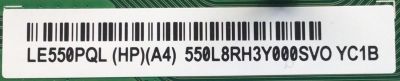 T-CON PARA TV SONY / NUMERO DE PARTE 6871L-6380F / 6870C-0848C / 6380F / LE550PQL (HP)(A4) / PANEL YDBO055UNG01 / MODELO XR-55A80J / XR55A80J - Imagen 2